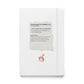 A5 hardcover notebook in matte white with "Professional Overthinker" on the cover.